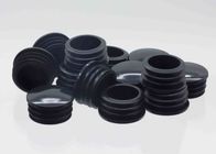 Noir en acier d'insertion de couverture d'utilisation de tube de meubles de prises en plastique rondes de tuyau de KR-P0378 pp fournisseur
