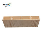 Pieds en plastique de place du Cabinet KR-P0383 pour glissement de couleur en bois naturelle de cadre de sofa l'anti fournisseur