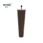 Jambe 8&quot; de divan de forme de cône KR-P0297W2 taille pour la protection d'usage en bois M8 de meubles fournisseur