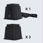 5V le lit réglable de noir de 3 pouces de C.C USB 12A 125V soulève la canalisation verticale fournisseur