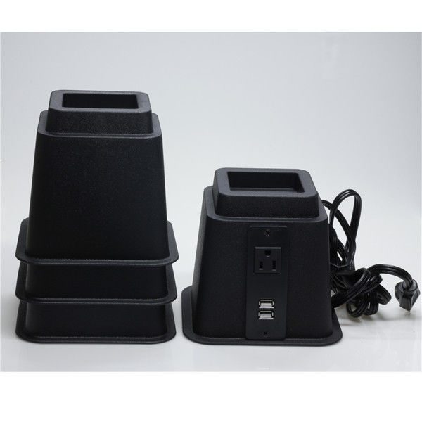 5V le lit réglable de noir de 3 pouces de C.C USB 12A 125V soulève la canalisation verticale fournisseur