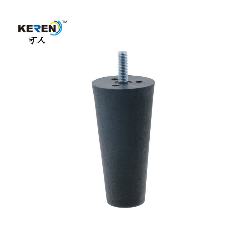 KR-P0406 Pieds de canapé en plastique de remplacement solide hauteur 100 mm avec un ensemble de 4 fournisseur